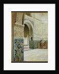 Interior of the Alhambra, Granada by French School