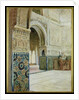 Interior of the Alhambra, Granada by French School