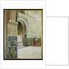 Interior of the Alhambra, Granada by French School