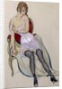 Lady in Underwear, 1917 by Gerda Marie Frederike Wegener