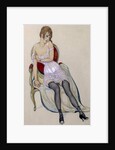 Lady in Underwear, 1917 by Gerda Marie Frederike Wegener