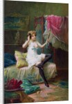 Mistress in her Boudoir by Hans Zatzka