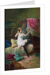 Mistress in her Boudoir by Hans Zatzka