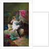 Mistress in her Boudoir by Hans Zatzka