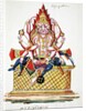 Narasimha, 4th avatar of Vishnu by Indian School