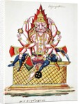 Narasimha, 4th avatar of Vishnu by Indian School