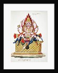Narasimha, 4th avatar of Vishnu by Indian School