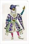 Costume Design for a Sultan by Leon Bakst