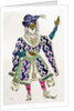 Costume Design for a Sultan by Leon Bakst