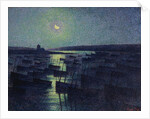 Camaret, Moonlight and Fishing Boats, 1894 by Maximilien Luce