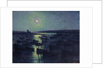 Camaret, Moonlight and Fishing Boats, 1894 by Maximilien Luce