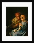 The Knitting Lesson, 1869 by Jean-Francois Millet