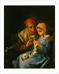 The Knitting Lesson, 1869 by Jean-Francois Millet
