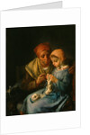The Knitting Lesson, 1869 by Jean-Francois Millet