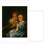 The Knitting Lesson, 1869 by Jean-Francois Millet