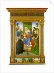 Madonna and Child Enthroned with Saints Peter, John the Baptist, Dominic and Nicholas of Bari, c.1481–85 by Piero di Cosimo