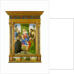 Madonna and Child Enthroned with Saints Peter, John the Baptist, Dominic and Nicholas of Bari, c.1481–85 by Piero di Cosimo