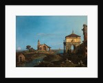 An Island in the Lagoon with a Gateway and a Church, 1743-44 by Canaletto