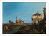 An Island in the Lagoon with a Gateway and a Church, 1743-44 by Canaletto