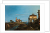 An Island in the Lagoon with a Gateway and a Church, 1743-44 by Canaletto