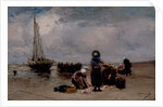 Seaside by Bernardus Johannes Blommers or Bloomers