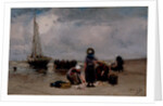 Seaside by Bernardus Johannes Blommers or Bloomers