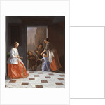 Street Musicians at the Door, 1665 by Jacob Ochtervelt