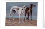 The Greyhounds of the Comte de Choiseul, 1866 by Gustave Courbet