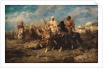 Arabs, late 19th century by Adolf Schreyer