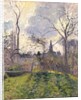 The Bell Tower of Bazincourt, 1885 by Camille Pissarro