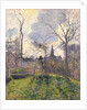 The Bell Tower of Bazincourt, 1885 by Camille Pissarro