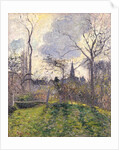 The Bell Tower of Bazincourt, 1885 by Camille Pissarro