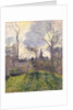 The Bell Tower of Bazincourt, 1885 by Camille Pissarro
