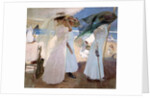 Under the Awning, Zarauz, 1910 by Joaquin Sorolla y Bastida