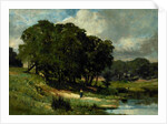 Woman Standing near a Pond, 1880 by Edward Mitchell Bannister