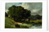 Woman Standing near a Pond, 1880 by Edward Mitchell Bannister