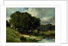 Woman Standing near a Pond, 1880 by Edward Mitchell Bannister