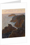 Rocks at Belle-Isle, Port-Domois, 1886 by Claude Monet