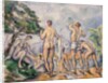 Bathers, 1890-92 by Paul Cezanne