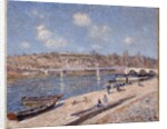 The Beach at Saint-Mammès, 1884 by Alfred Sisley