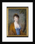 Lady in Blue with Yellow Shawl, c.1800 by Genot Genot