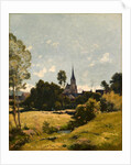 The Village Church, 1891 by Henri-Joseph Harpignies