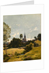The Village Church, 1891 by Henri-Joseph Harpignies