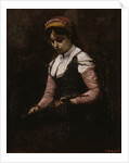 Girl with Mandolin, 1860-65 by Jean Baptiste Camille Corot