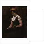 Girl with Mandolin, 1860-65 by Jean Baptiste Camille Corot