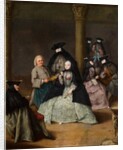 Masked Party in a Courtyard, 1755 by Pietro Longhi