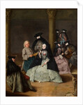 Masked Party in a Courtyard, 1755 by Pietro Longhi
