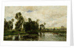 The Edge of the Pond, 1873 by Charles Francois Daubigny