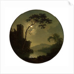 Lake with Castle on a Hill, 1787 by Joseph Wright of Derby