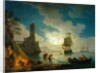 A Harbor in Moonlight, 1787 by Claude Joseph Vernet